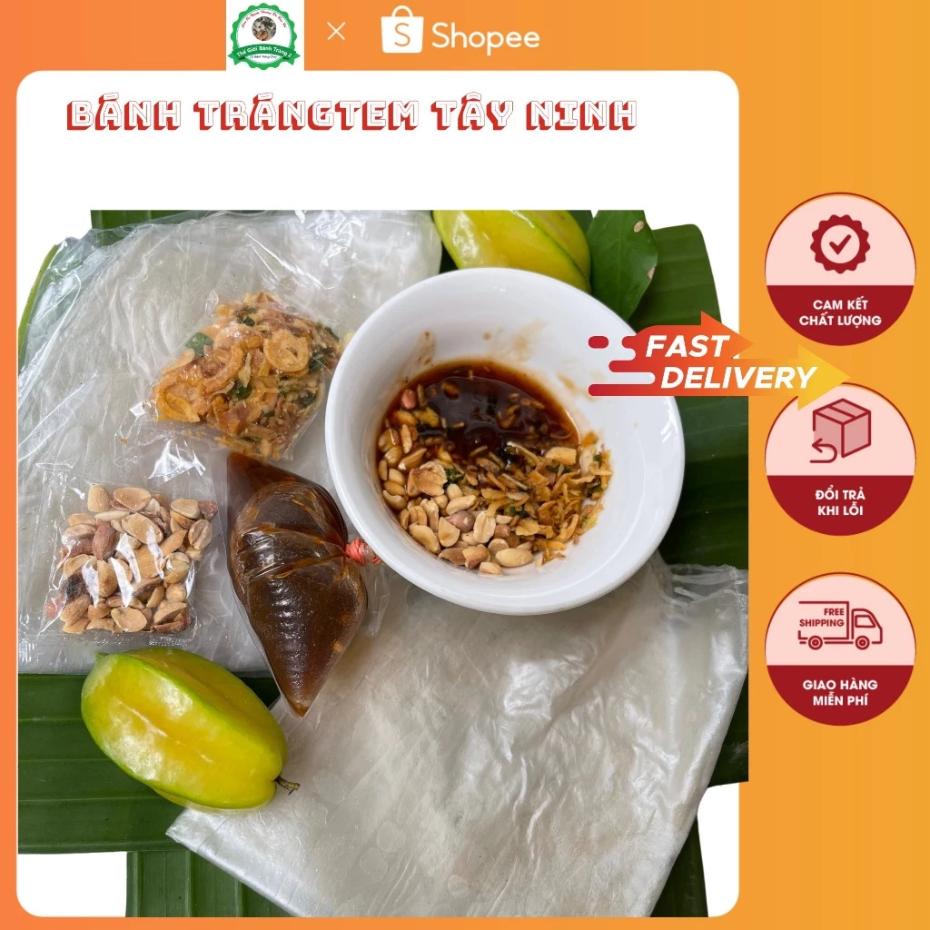 10 bịch bánh tráng me đặc sản Tây Ninh siêu ngon!